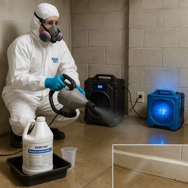 Sanitization and Odor Removal process in Rosedale, WA