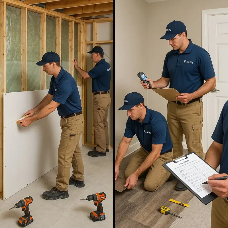 Repairs and Reconstruction process in Rosedale, WA